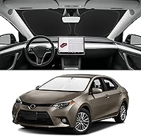 Vista 17 de Parasol de parabrisas de ajuste personalizado para Nissan Titan 2017-2024, bloquea los rayos UV y el calor, parasol de ventana delantera, fácil