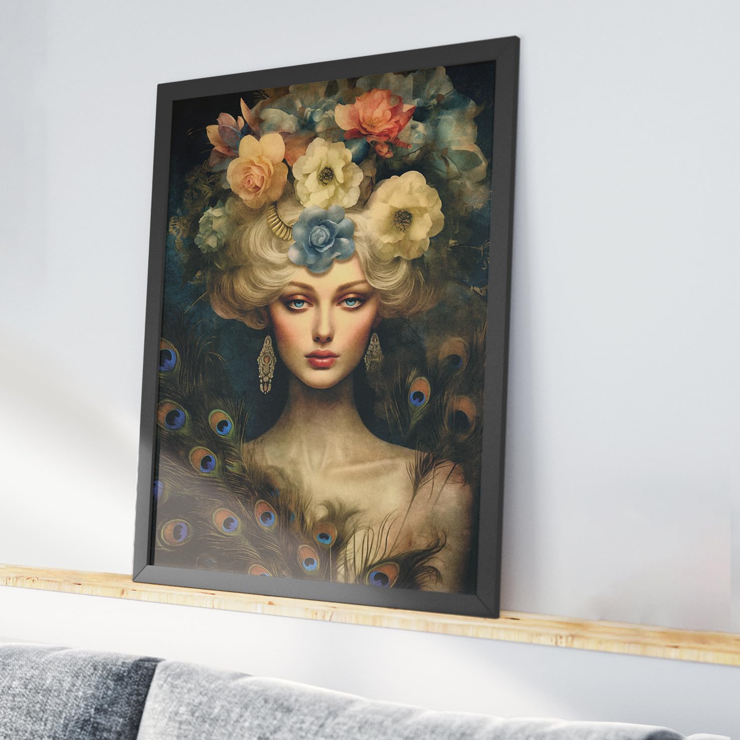 Carta di riso Ritratto di donna Nordica, 29 x 40cm (1pc) - per decoupage di poster per mobili da CRAFT KREATIVELY