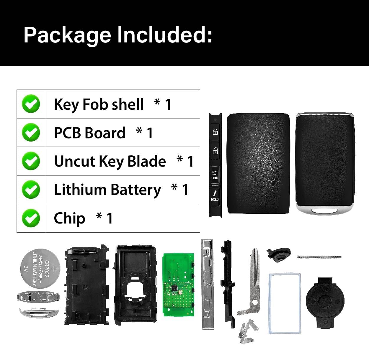 Replacement for 2019-2023 Mazda 3 Key Fob Remote Control WAZSKE11D01 4 Buttons 315MHz