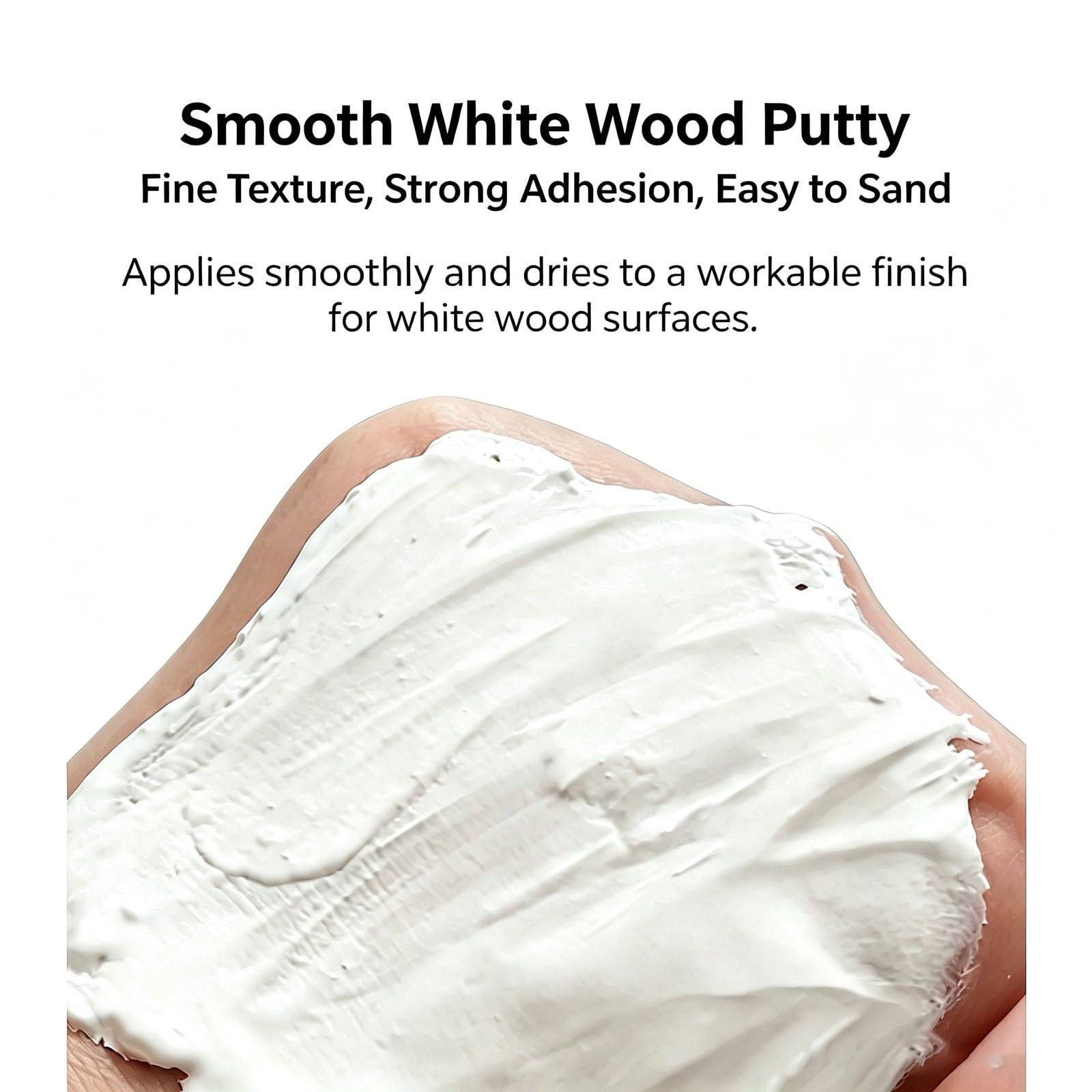 Mastic bois blanc à base d'eau pour réparer meubles et fissures (3Pcs)