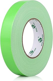 BOMEI PACK Green Duct Tape 1inch, Heavy Duty Strong Waterproof Industrial Color Duct Tape 9.0mil x 60yds for Packing and Repairing