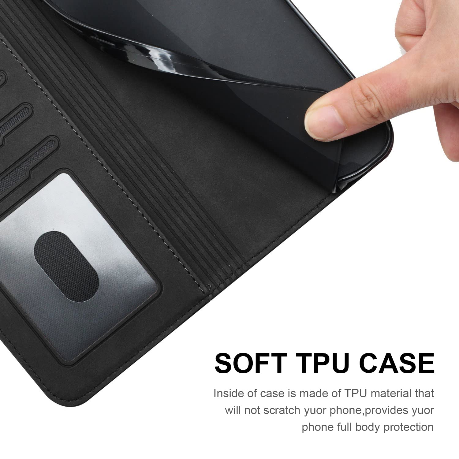 Custodia Revive Per Xiaomi 14 Ultra: Portafoglio In Pelle Sintetica Con Slot Carte E Supporto