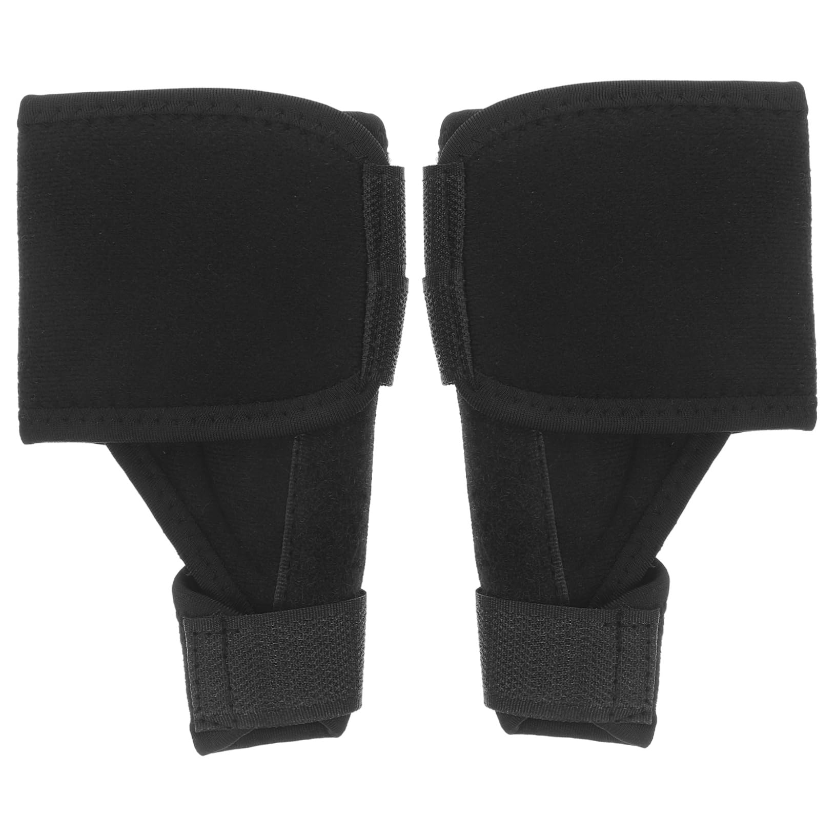 KOMBIUDA 1 Pair Toe Brace Support Toe Compression Brace Splint Brace Compression Toe Brace Black