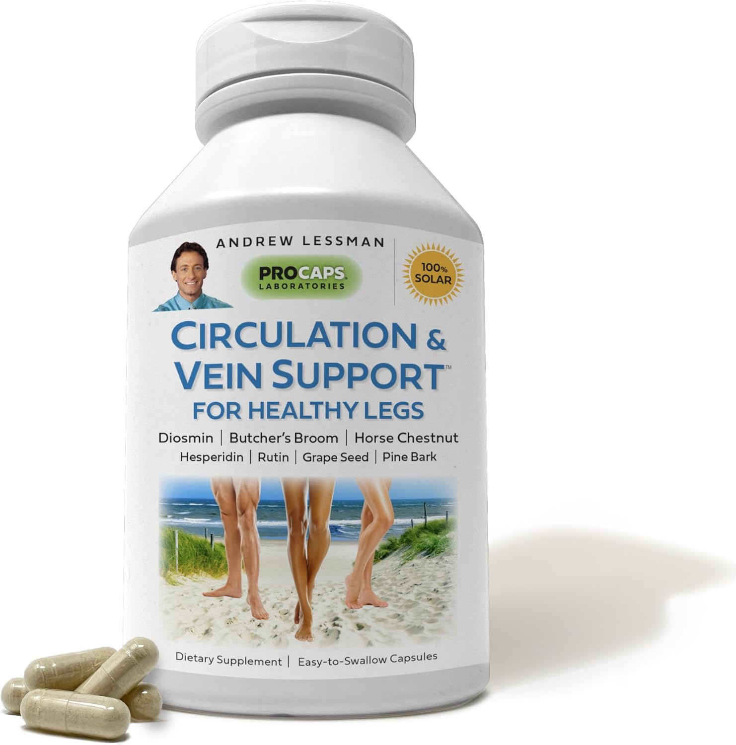 ANDREW LESSMAN Circulation & Vein Support for Healthy Legs 60 Capsules