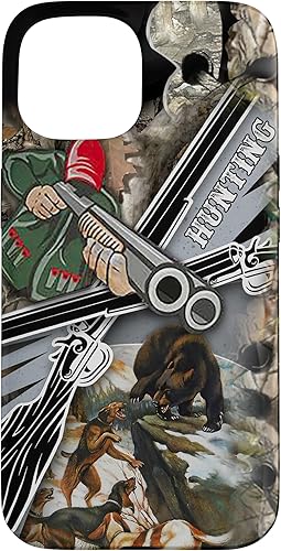 Miniatura 10 de Funda para iPhone 13 Pro de caza de osos con perro