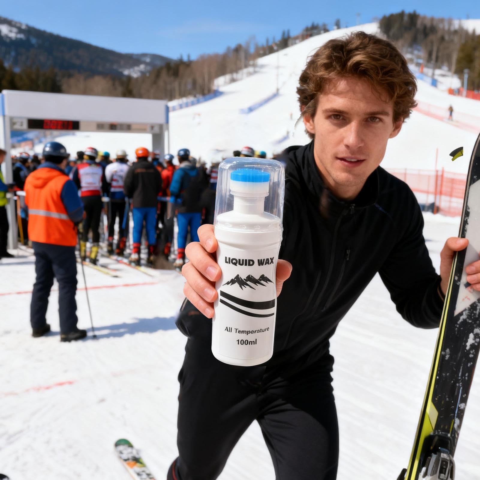 Lubrifiant Pour Ski Fart De Ski 100 Ml - Accessoire De Sports D'hiver Pour Glisse Sans Effort