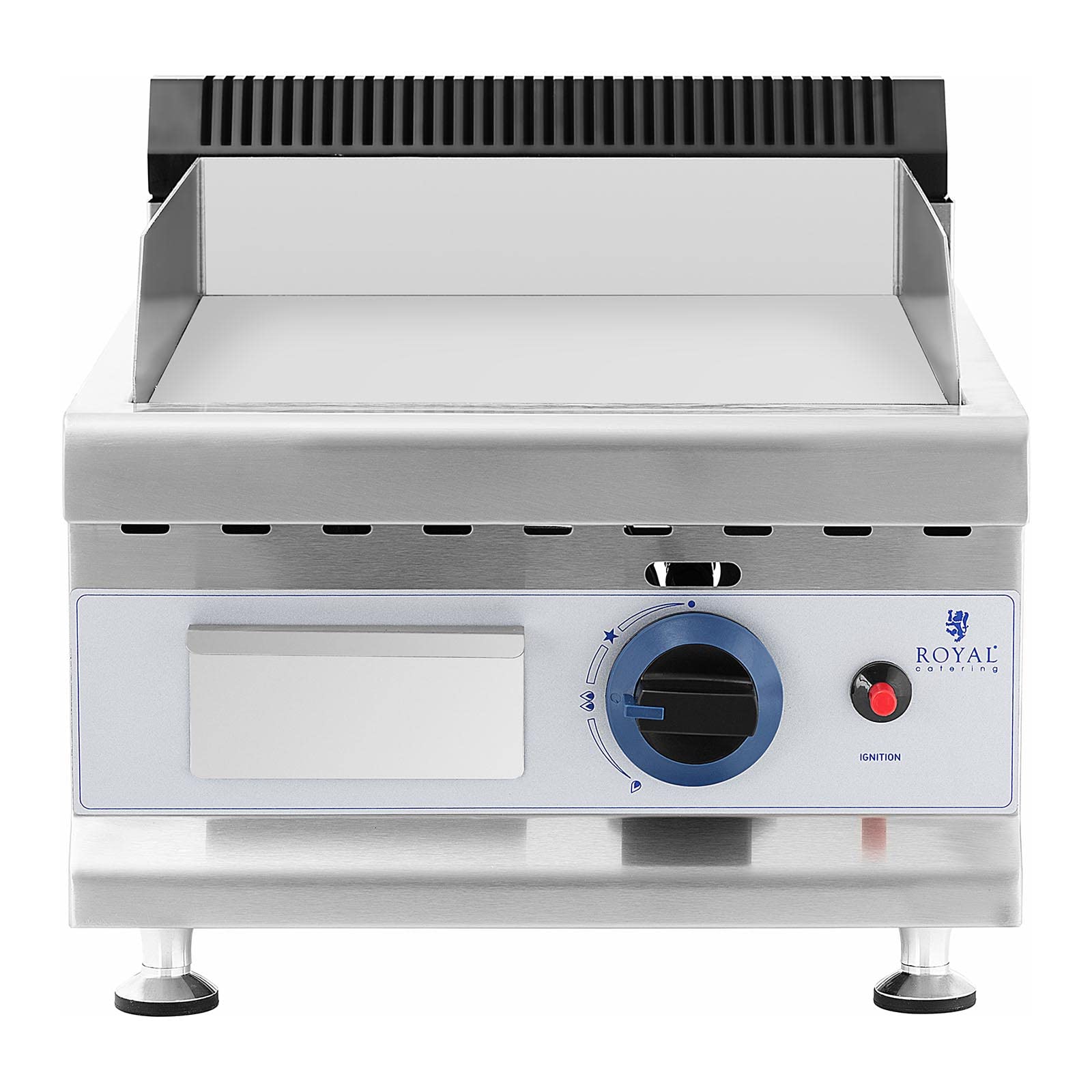 Royal Catering Plancha Fry Top de Gas RC-GG35030 (Placa de parrilla: 35 x 40 cm, Potencia: 3.000 W, Presión: 0,03 bar (propano, butano))