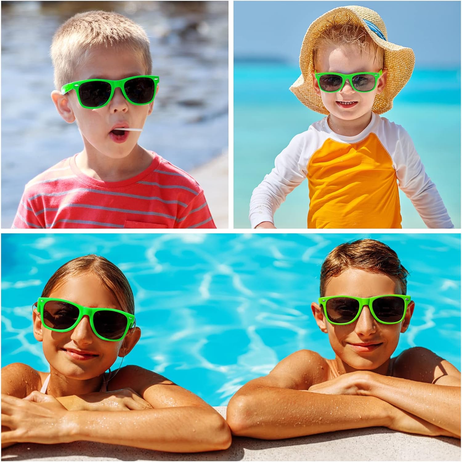 Morcheiong 12 Pack Party Sunglasses in Bulk for Birthday Summer Party Goody Bag Fillers Favors - Image 6