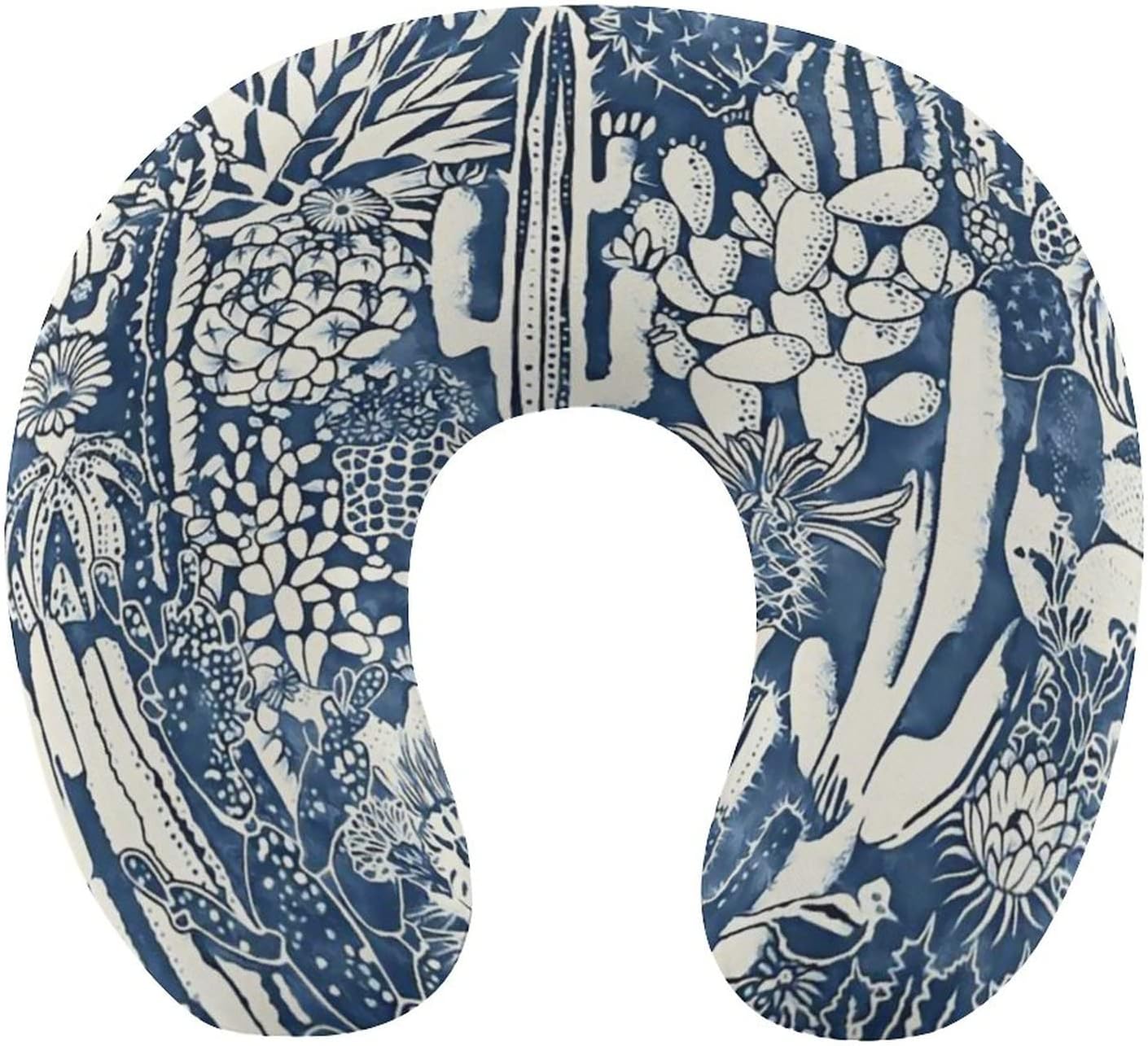 ネックピロー U字型枕 花柄 ユニークなサボテン U型まくら ネッククッション 抱き枕 お昼寝枕 トラベルピロー 首プロテクター 夜行バス 飛行機 携帯用 ストレートネック枕 首を支え エアーピロー 健康クッション 旅行枕 首枕 在庫処分 形状記憶フォーム