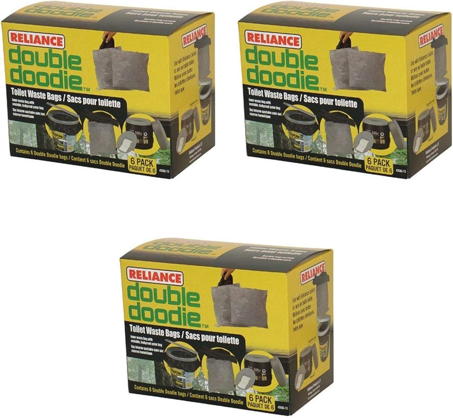 luggable loo double doodie bags