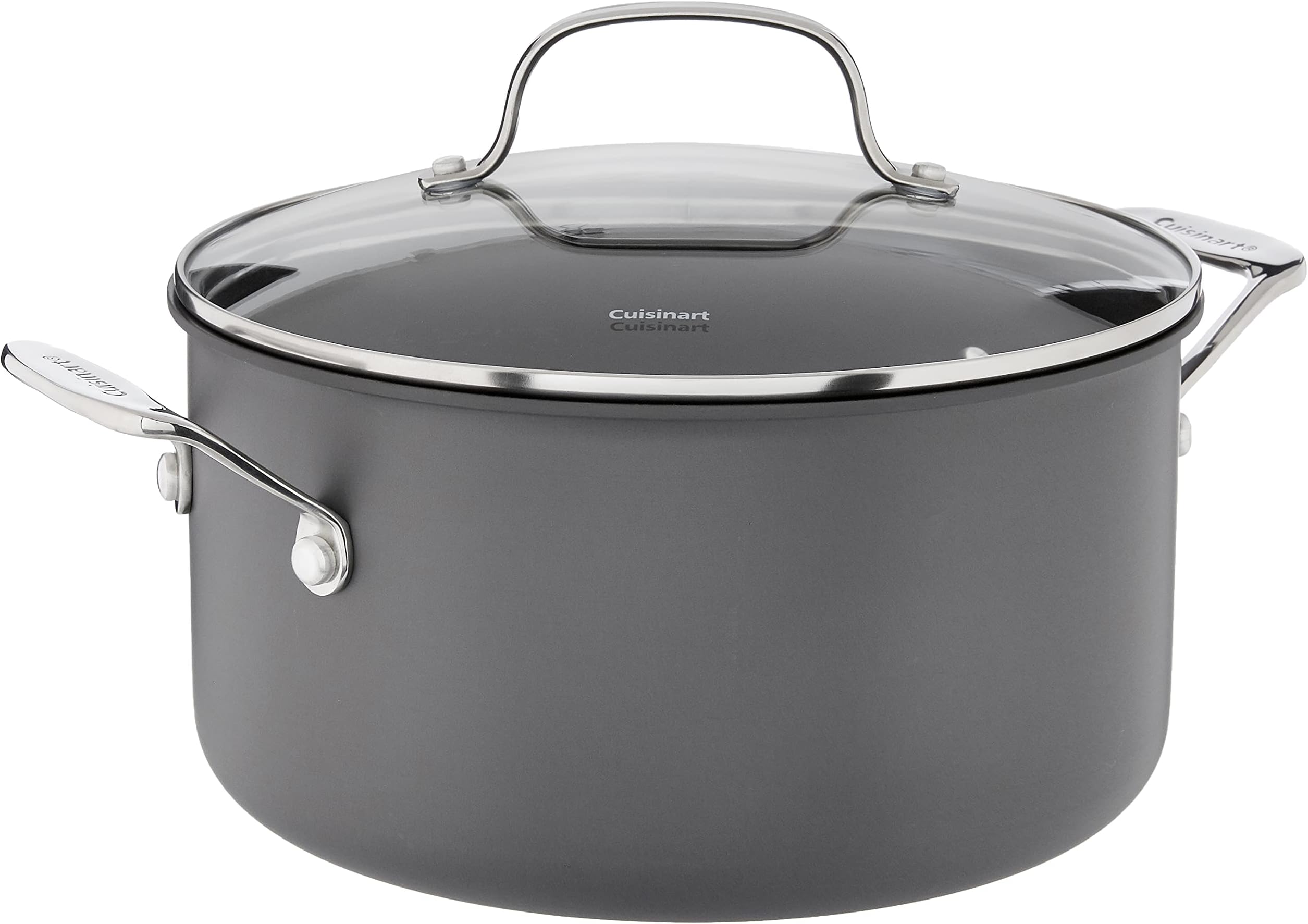 644-24 Chef's Classic 6-Quart Nonstick-Hard-Anodized, Stockpot w/Cover