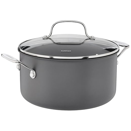 Cuisinart 644-24 Chef's Classic 6-Quart Nonstick-Hard-Anodized, Stockpot w/Cover