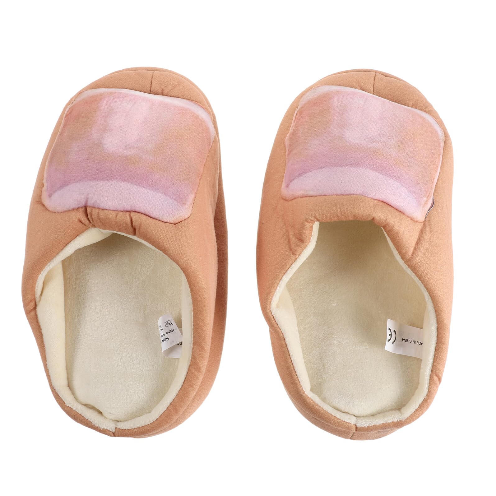 Ipetboom Pantofole Invernali Forma di Pane Calde e Originali per Donna con Fodera Pelosa Sintetica Calzature da Casa Confortevoli per Uso Quotidiano e Feste Autunnali