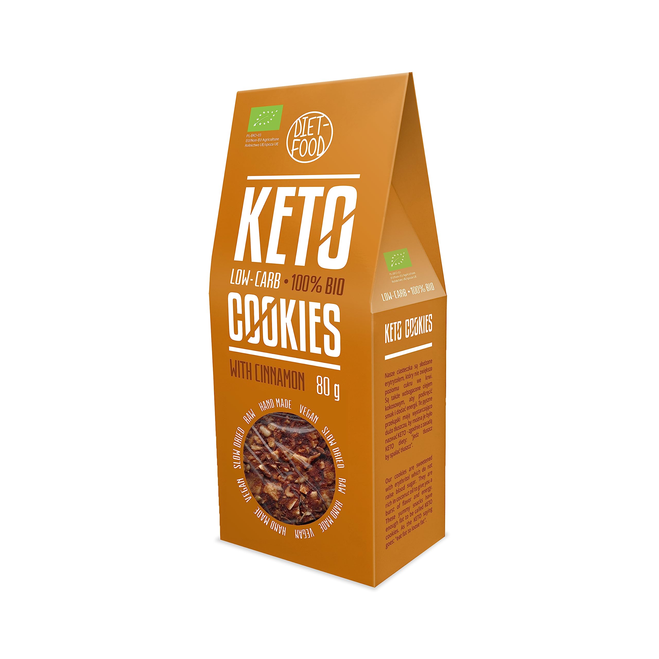 Diet‑Food Bio Keto‑Kekse mit Zimt