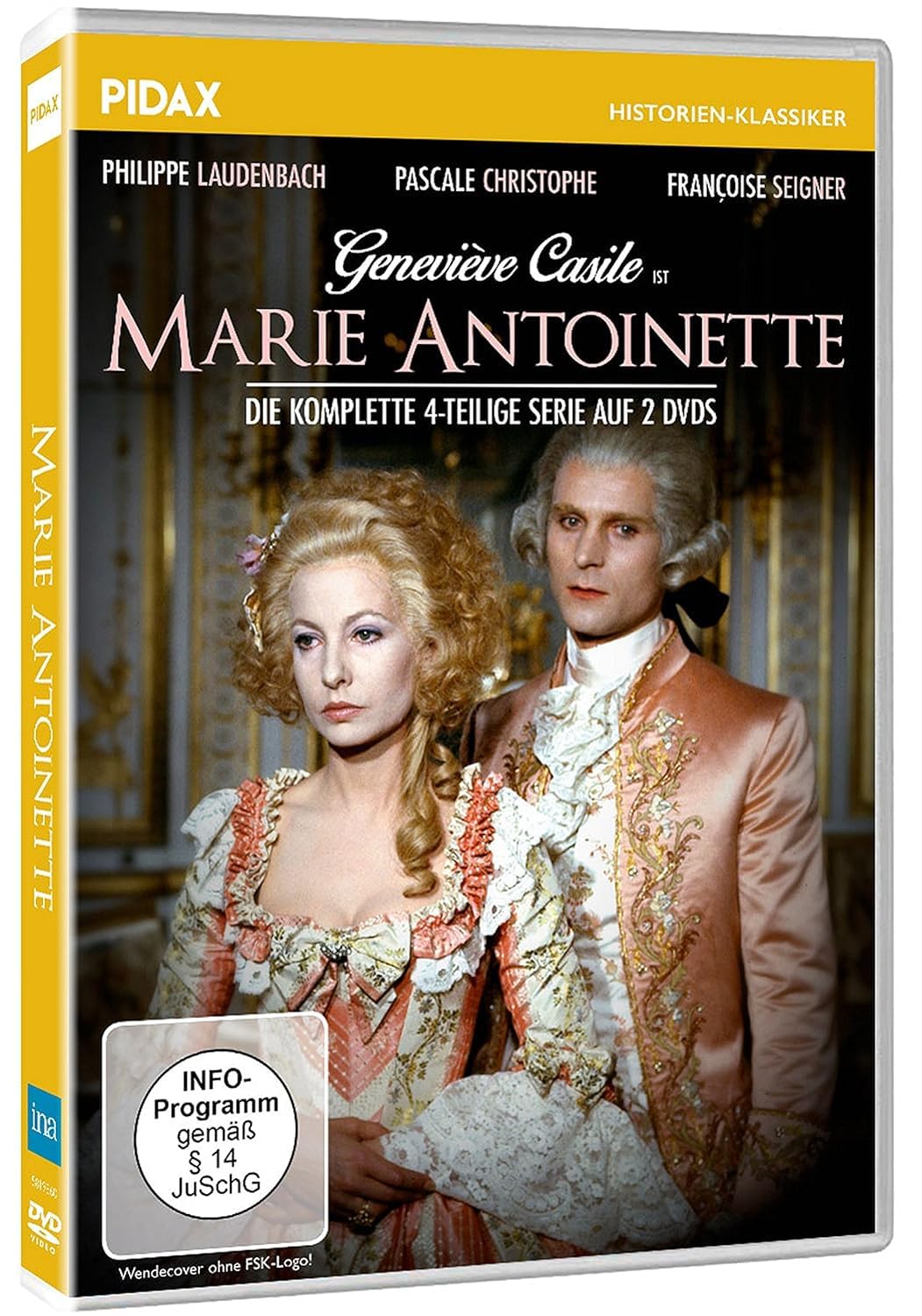 Marie Antoinette / Der komplette, aufwändige und realistische Historien-Vierteiler über das tragische Leben der französischen Königin (Pidax Historien-Klassiker)