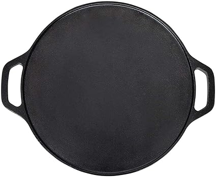 VVG TRADERS Cast Iron Dosa Tawa| Cookware Flat Pre Seasoned | Ideal for Cooking Dosa Chapati Pizza Roti Thava(Thava Kallu Kitchen Accessories)