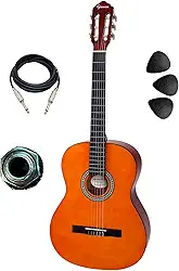 Violão Elétrico Giannini Canhoto N14 Lh Estudante Nylon (NATURAL)