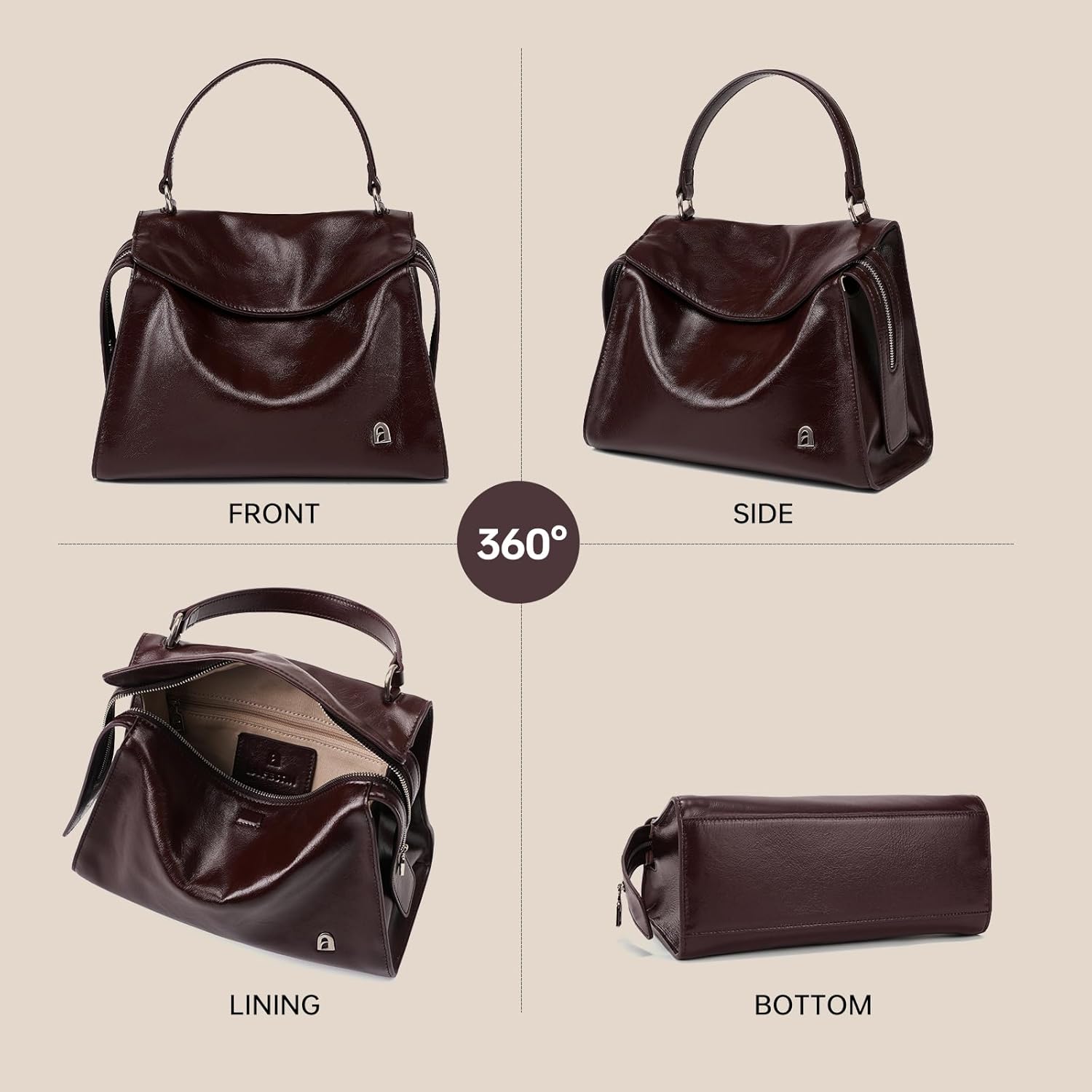 LA FESTIN Small Purse Leather Bags For Women: Shoulder Handbags Crossbody Bag