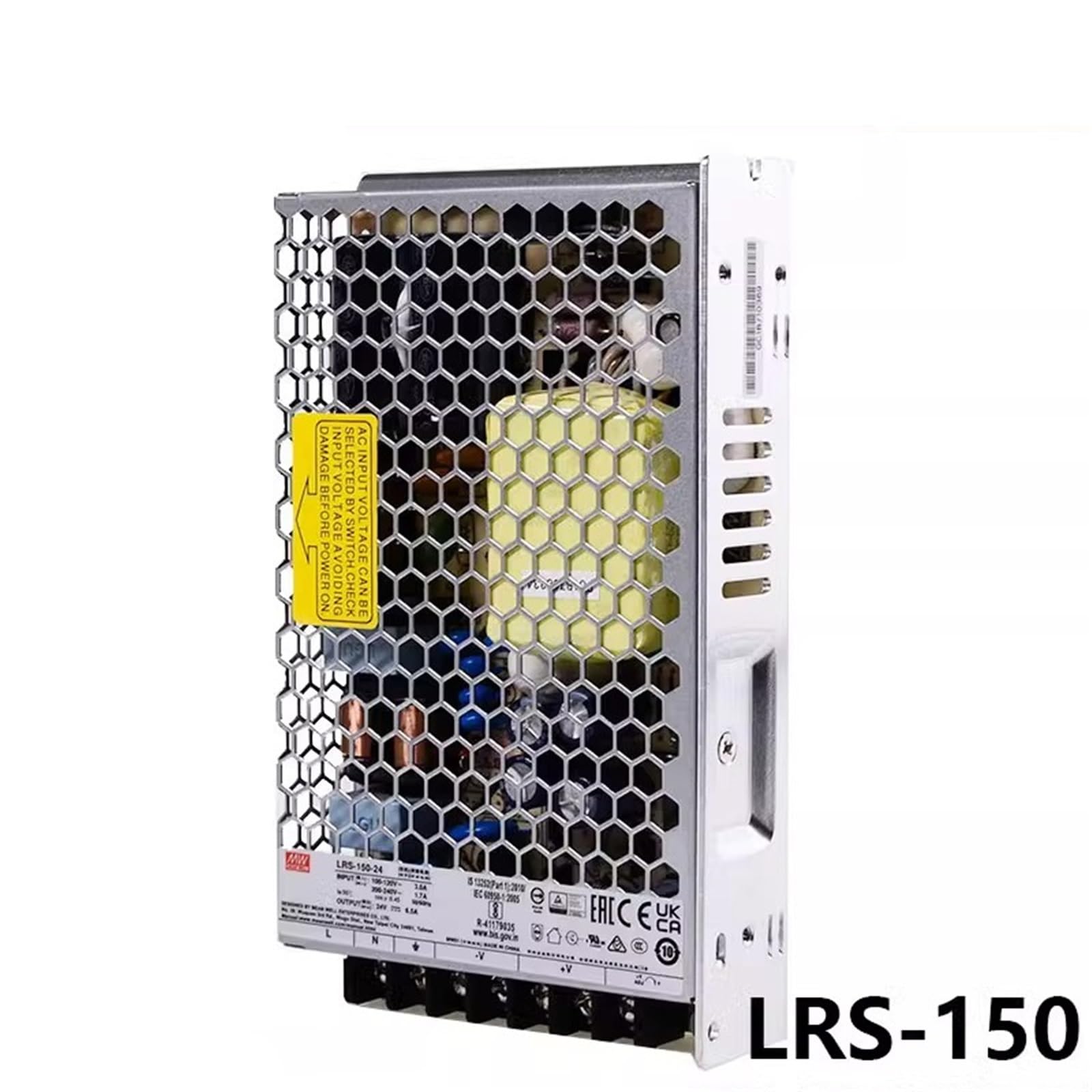 Fuente de alimentación LRS-150W, transformador de tira LED de 12 voltios, 5 V, 24 V, 36 V, 48 V, 150 vatios, fuente de alimentación conmutada de salida única(LRS-150-15V)