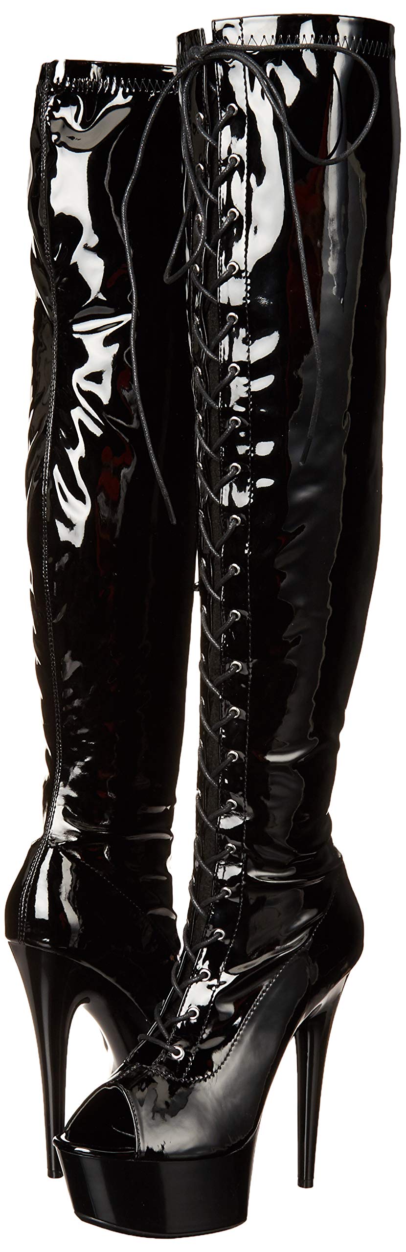 Ellie Shoes Women's Thigh High Fashion Boot, Black, 11