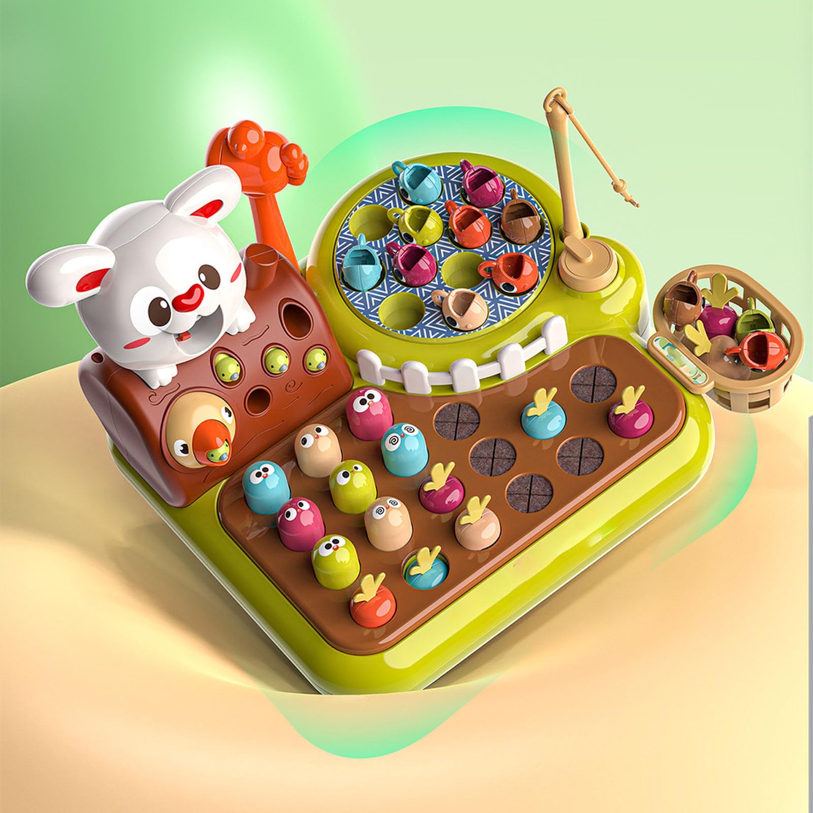 Whack Game Toy Divertente Giocattolo Educativo Interattivo Multifunzionale 4 in 1 per Bambini a Casa e in Classe