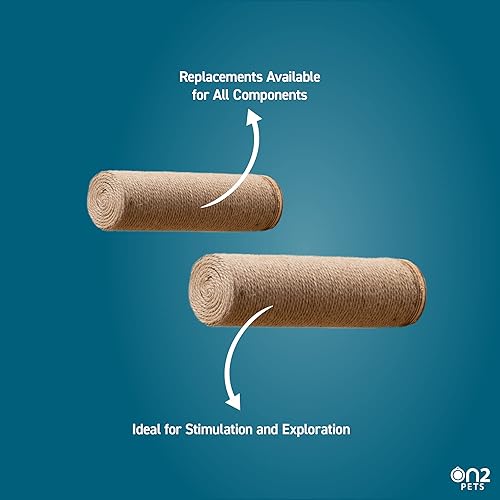 Miniatura 9 de On2Pets Skyline - Rascador para gatos de alta calidad, fabricado en Estados Unidos, rascadores para gatos de interior