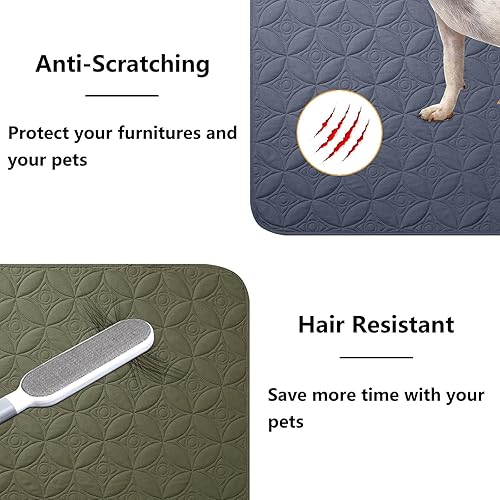 Miniatura 4 de Manta impermeable para perro, 30 x 30 pulgadas, fundas de sofá para mascotas pequeñas para sofá, silla, cama, protector de muebles de perros,