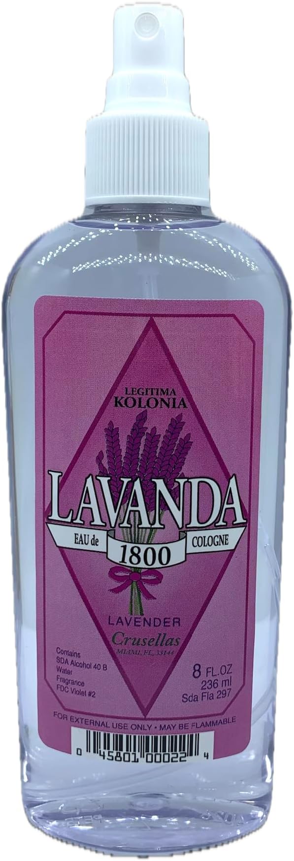 Lavender 1800 Cologne 8 Fl Oz