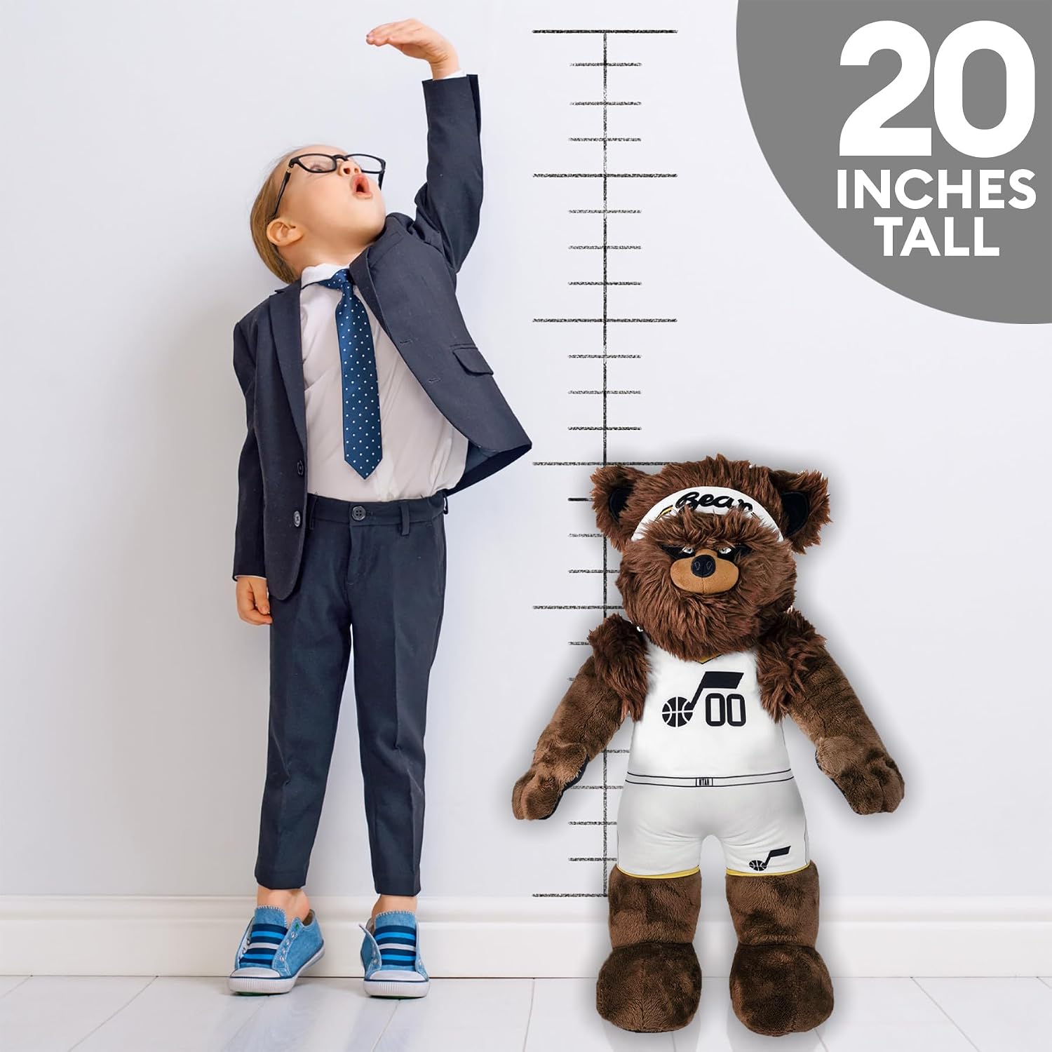 Bleacher Creatures Utah Jazz Bear 20" Jumbo Mascot Plush Figure- A Mascot for Play or Display