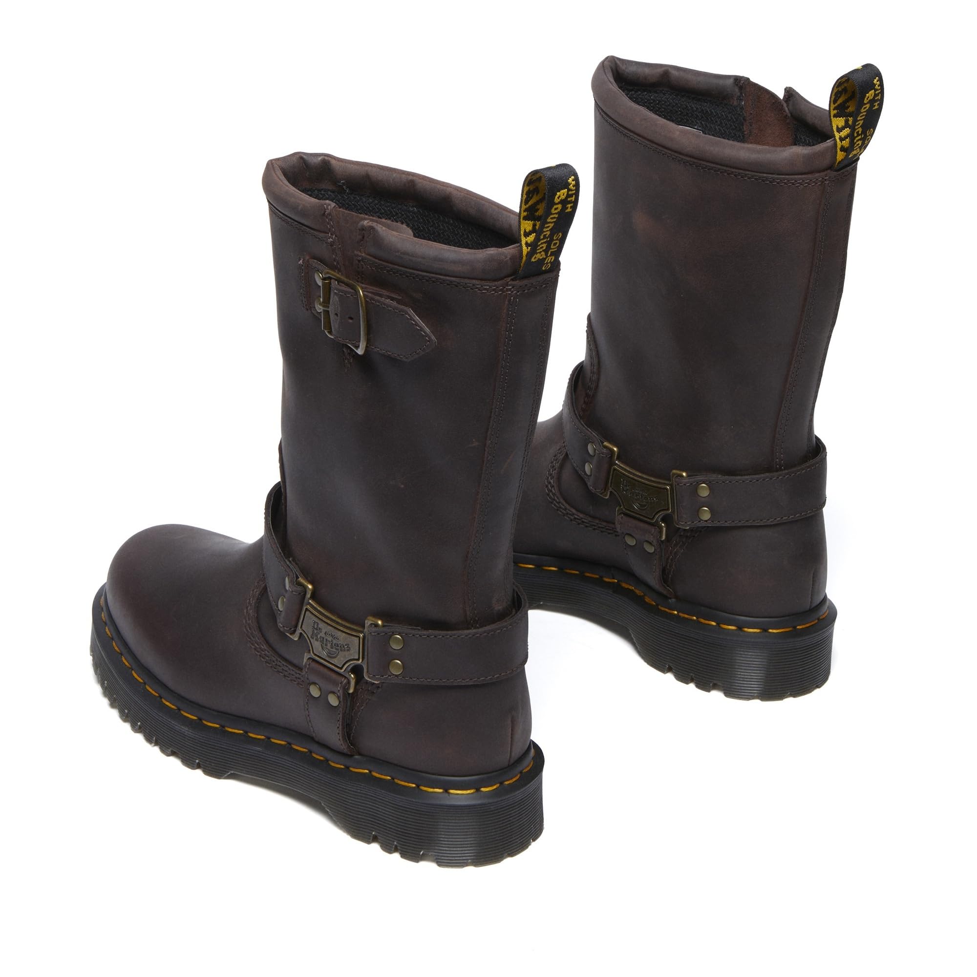 Dr. Martens Stivali Anistone Hi Codice 31901201 Marrone Donna