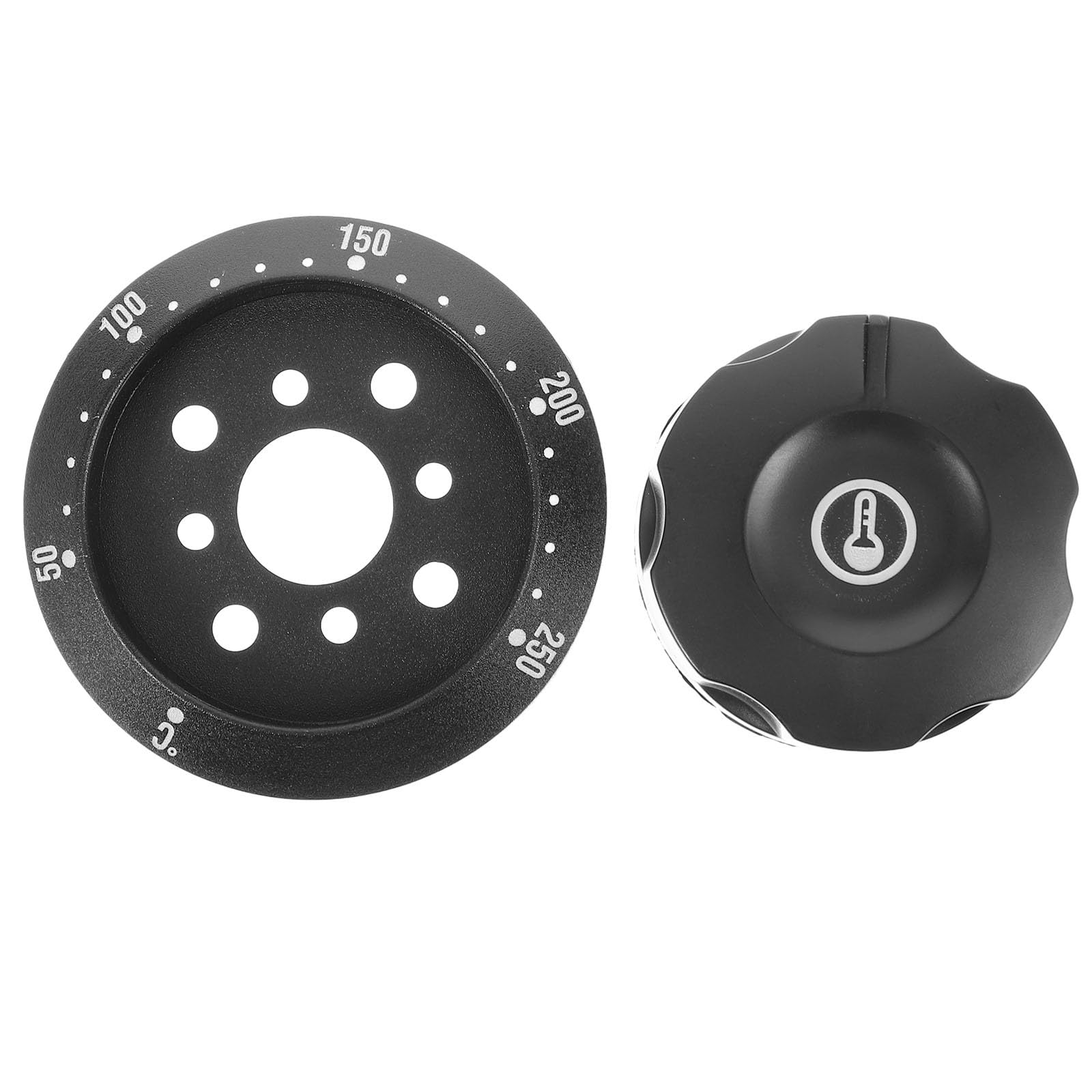 Perilla De Termostato De Control De Temperatura Para Horno Y Freidora Eléctrica Reemplazo Universal 2.24X2.24 Pulgadas Ajuste Preciso Y Material Resistente