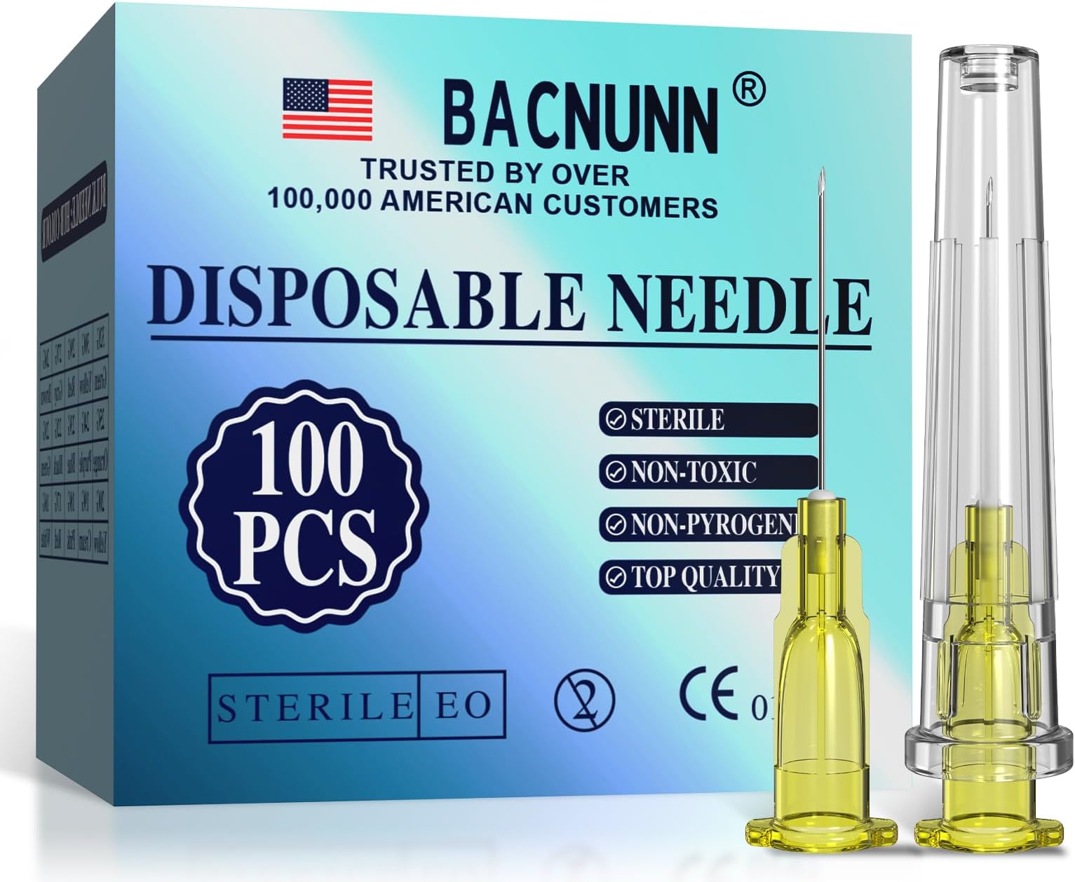 20 Gauge 1 Inch: 100 PCS for Industrial Dispensing Supplies (20G)
