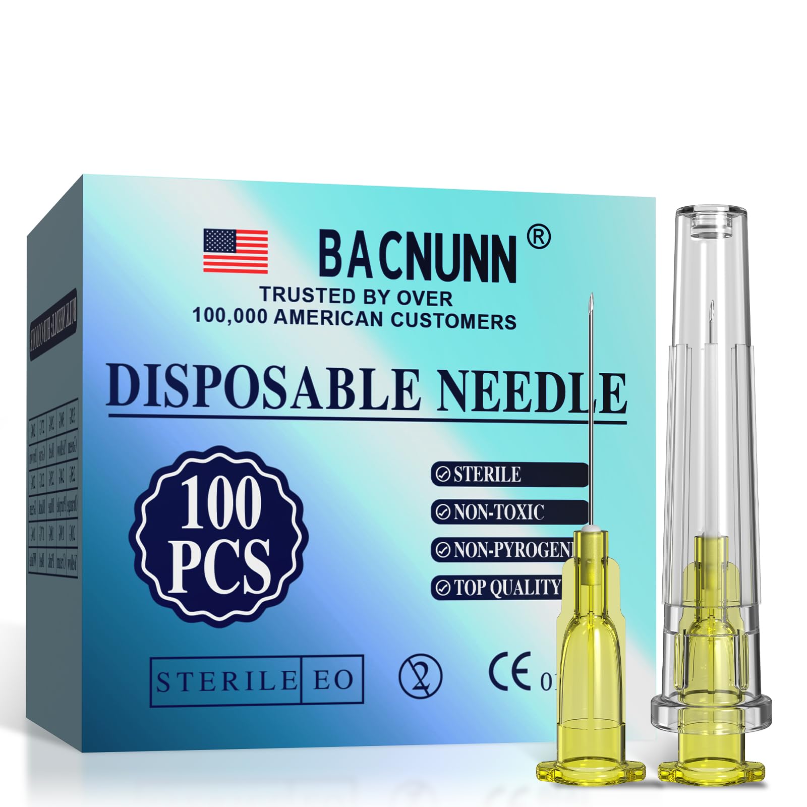 20 Gauge 1 Inch: 100 PCS for Industrial Dispensing Supplies (20G)