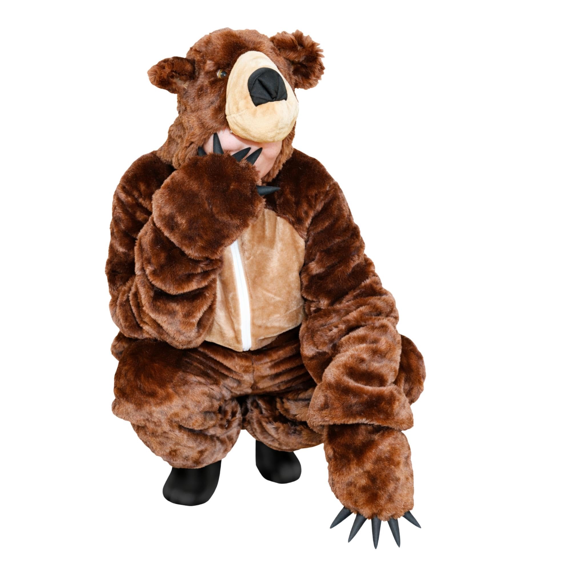 Ikumaal Braunbär-Kostüm, F67 XL, für Erwachsen-e Männer Frau-en, Grizzly Bär-en Kostüm-e Fasching Karneval Fasnacht Faschingskostüm-e Karnevalskostüm-e