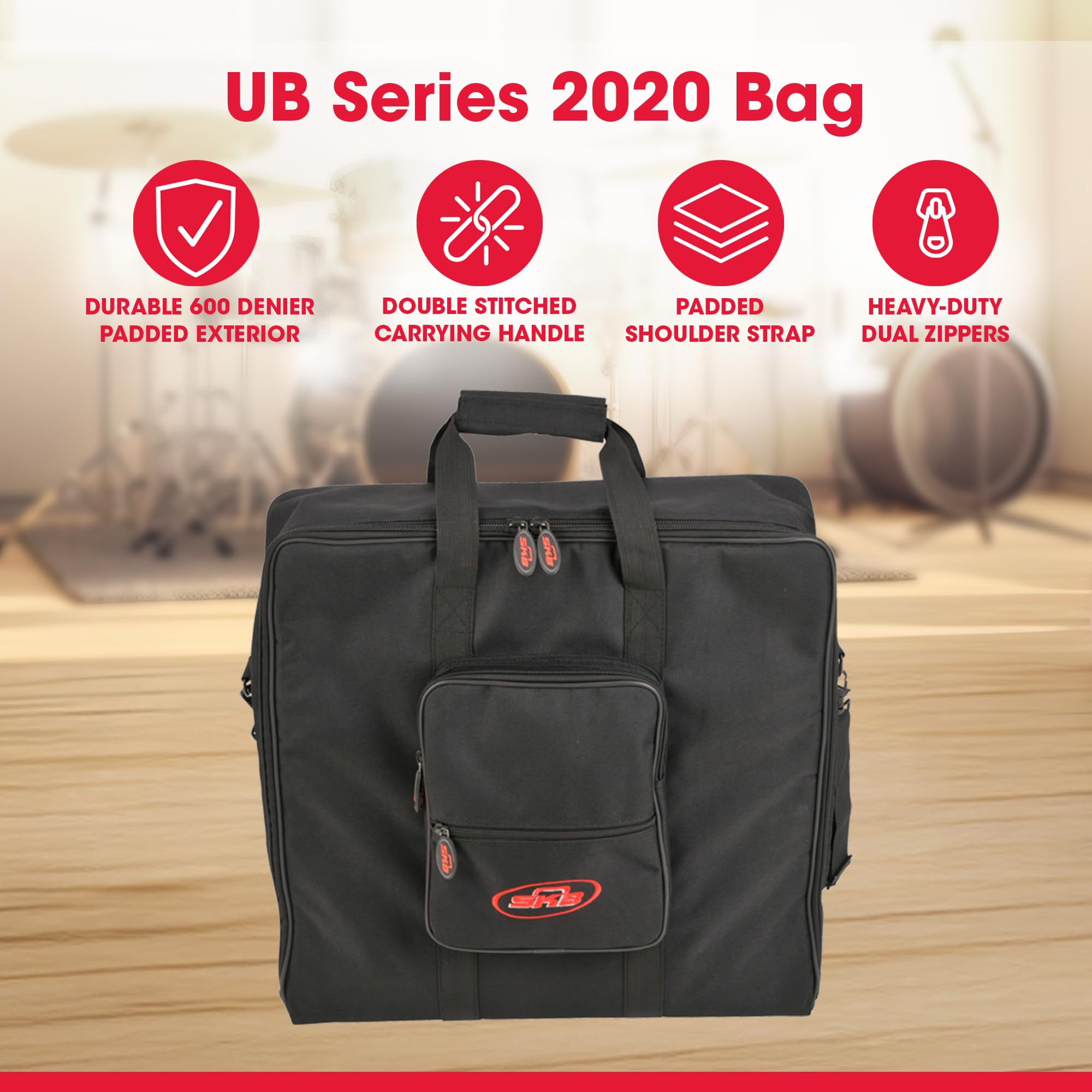 Amazon | SKB 1-UB2020ユニバーサル20 x 20 x 5インチ機器/ミキサー