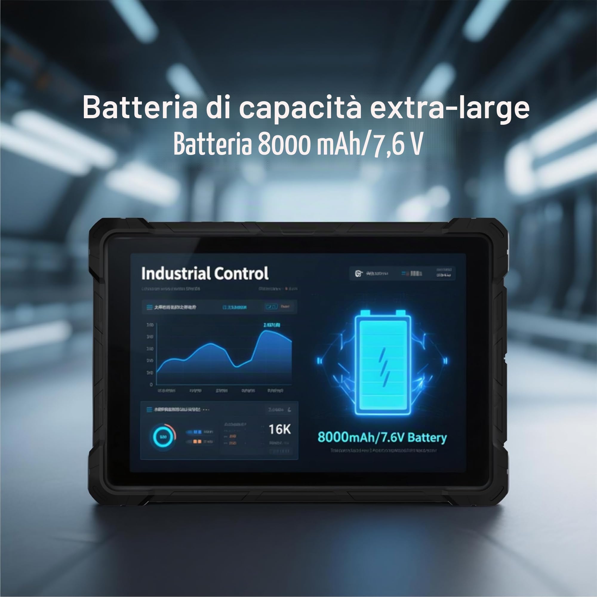 Tablet PC Rugged-HEIGAOLAPC Tablet per Esterni Industriale Robusto Win11 Pro, Impermeabile IP67, J4105, 8GB Ram, 128GB Rom 10,1" IPS Display Leggibile alla Luce Solare 1920x1200, Type-C, 4G LTE, RS232