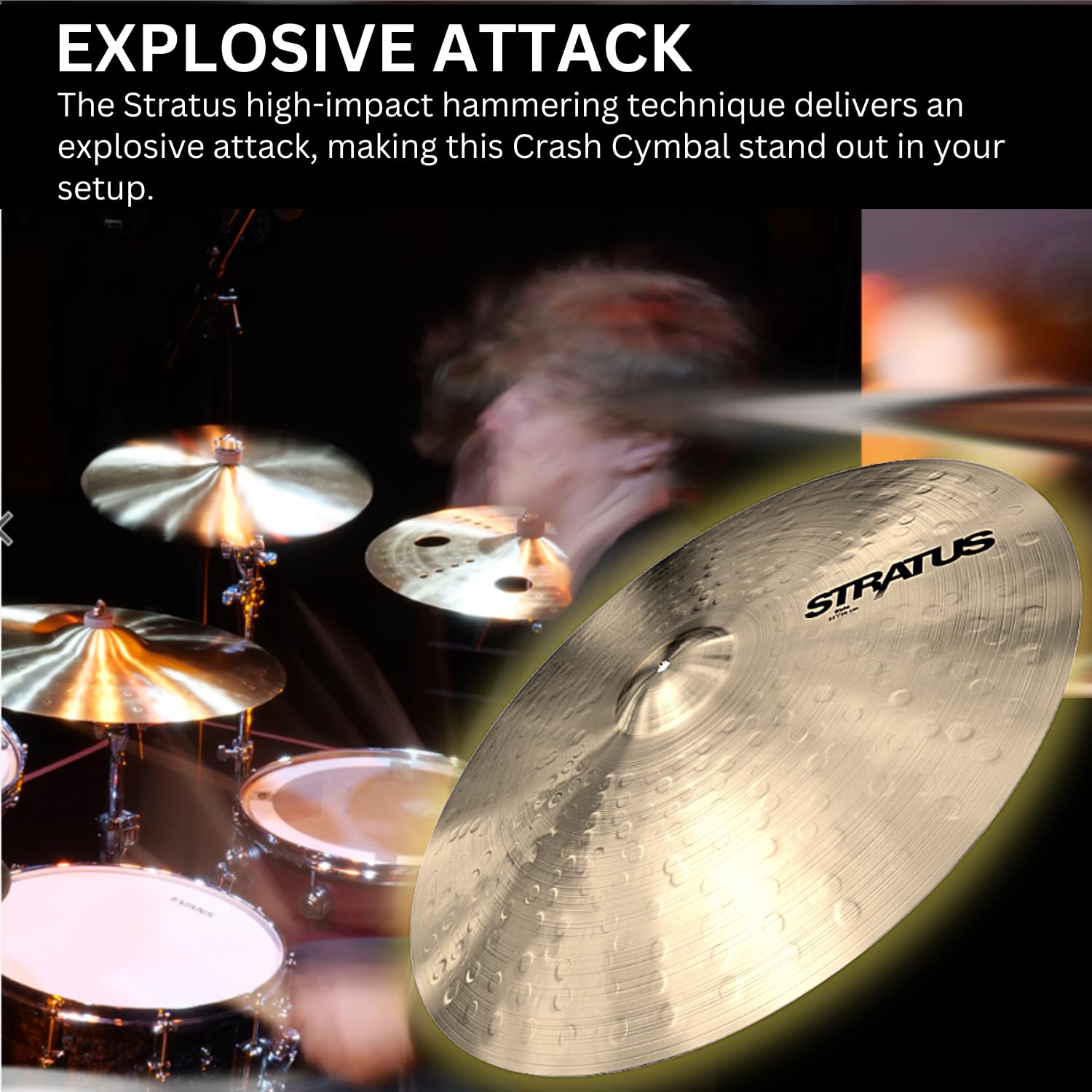 Sabian Stratus Crash Cymbale 18"