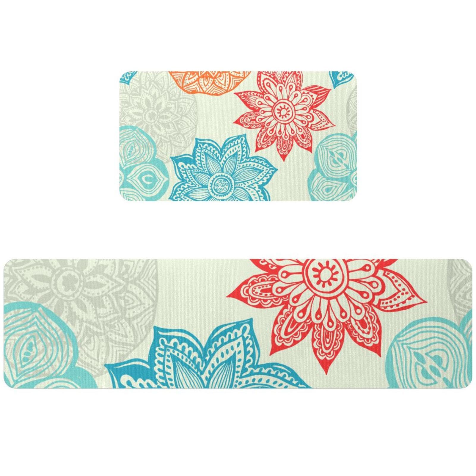 Tapis de cuisine lavable contre les sols glissants lot de 2
