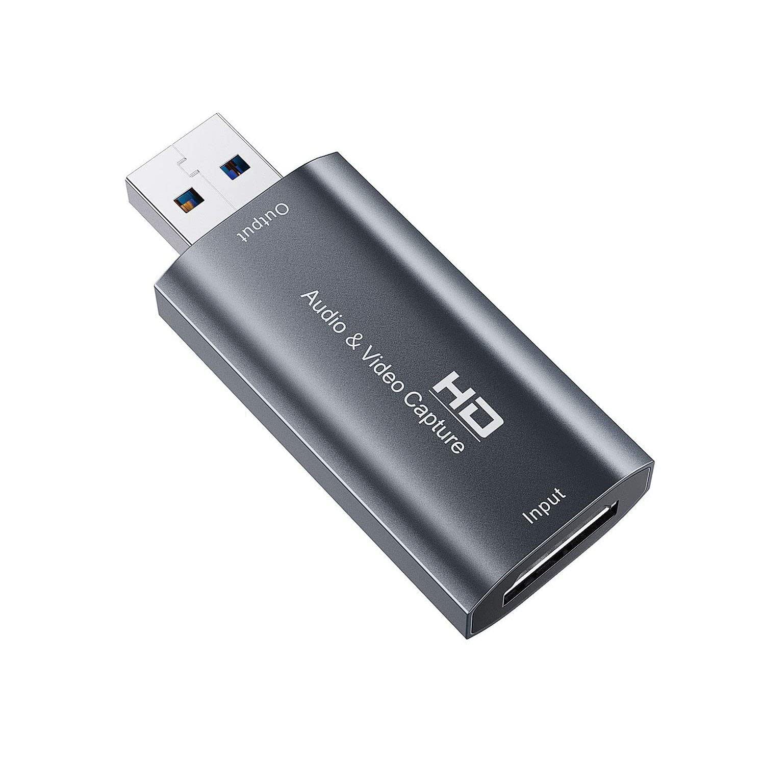 Etzin Etzin HDMI Video Capture Card USB 3.0 1080P, HDMI to USB Record,Compatible with VLC/OBS/Amcap, Video & Audio Grabber for Game Streaming Live Broadcasts-(EPL-821HVC)