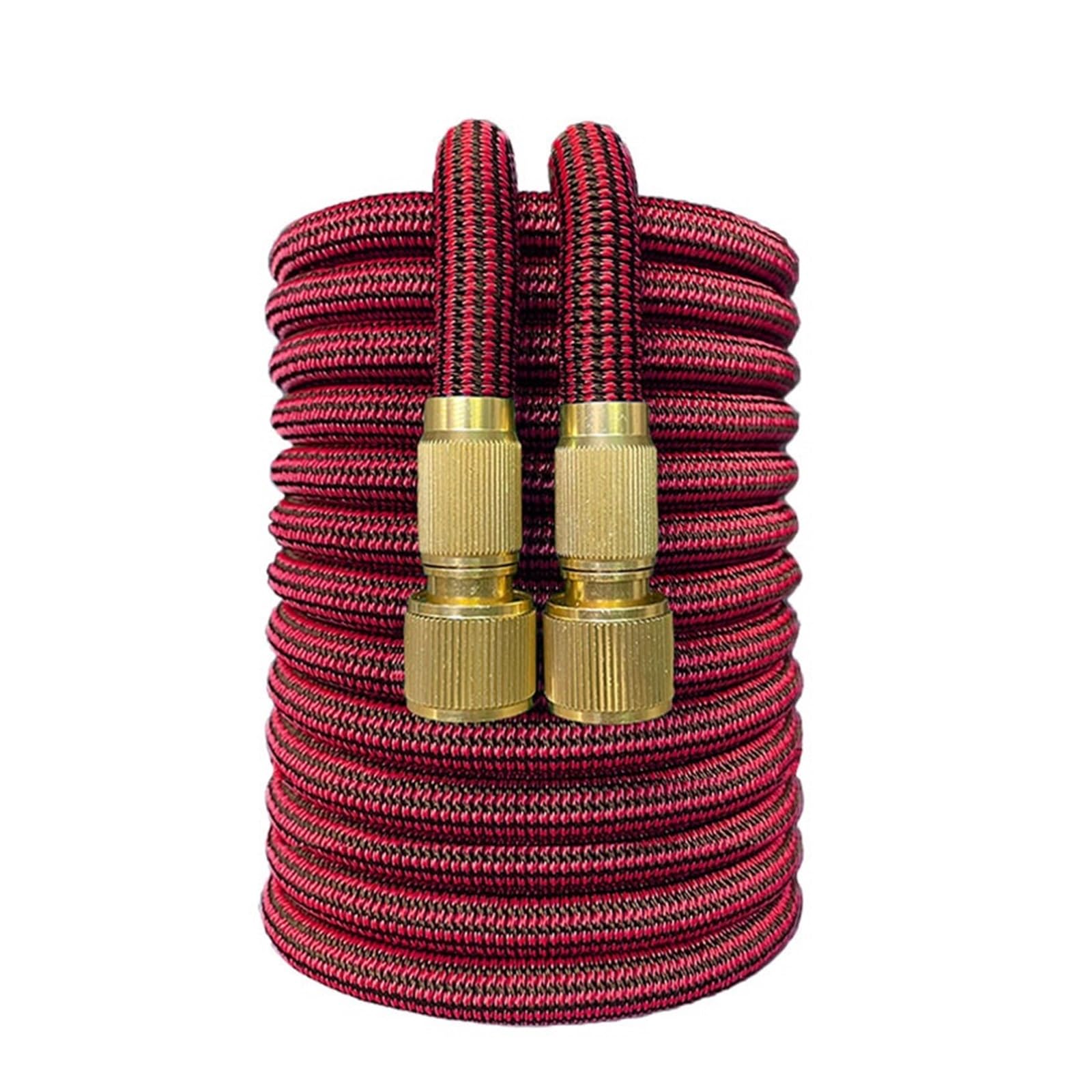 Pistola pulverizadora con manguera Boquilla, Manguera de agua jardín expandible con rociador giratorio y alta presión, sin torceduras, 17-125 pies(Hose Set 06,17FT)
