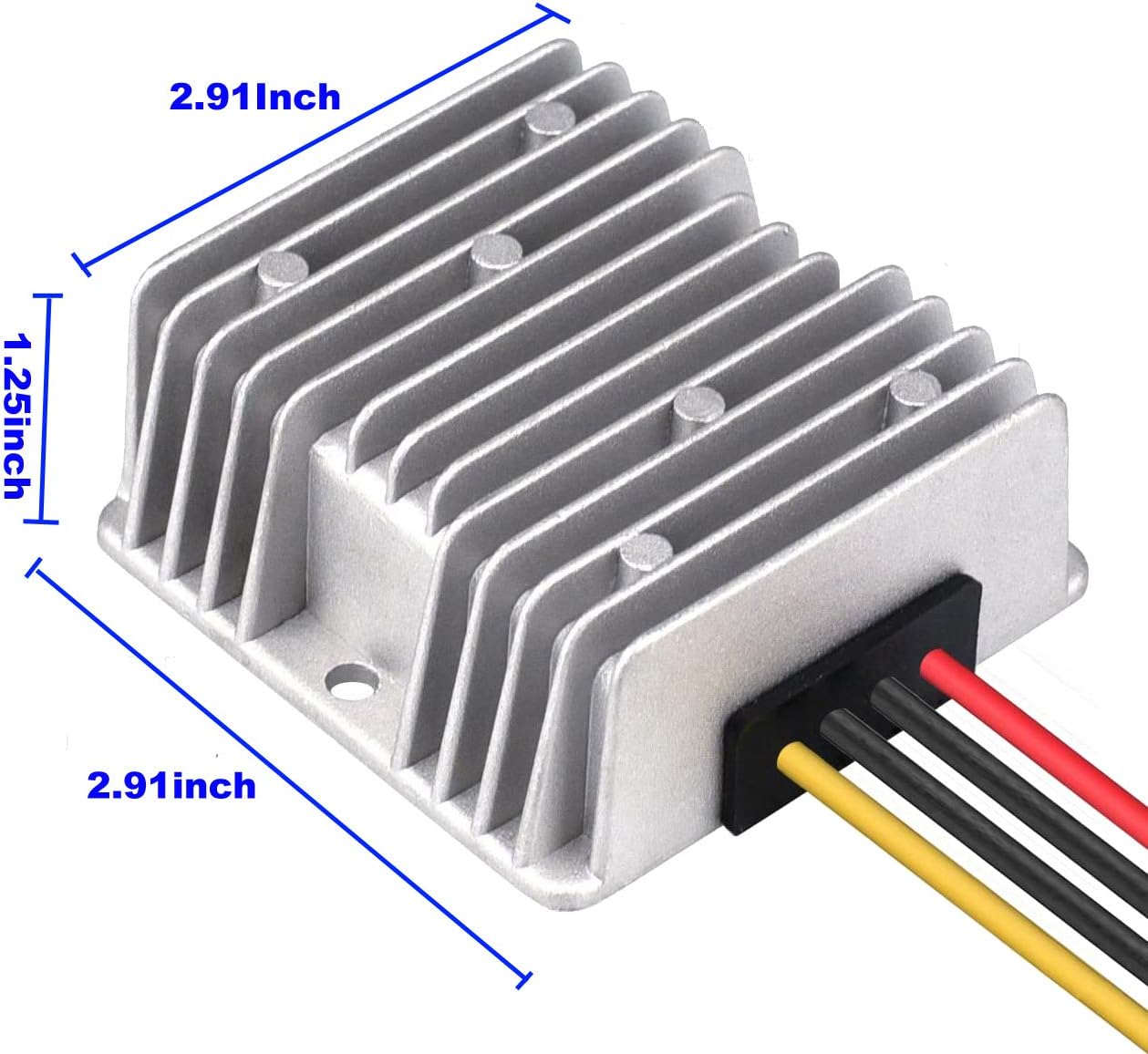 DC Voltage Converter Regulator DC 12V(10V-16V) Step Up to 56V 3A 168W Waterproof Car Power Supply Electronic Boost Transformer for Golf Cart Club Car