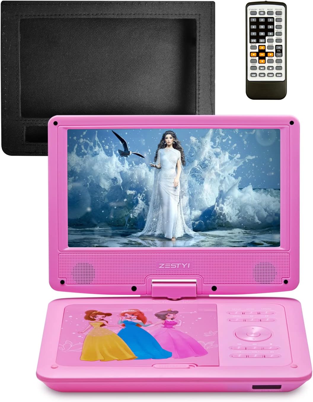 SYNAGY 11" Portable DVD Player for Kids with 9.5 inch HD