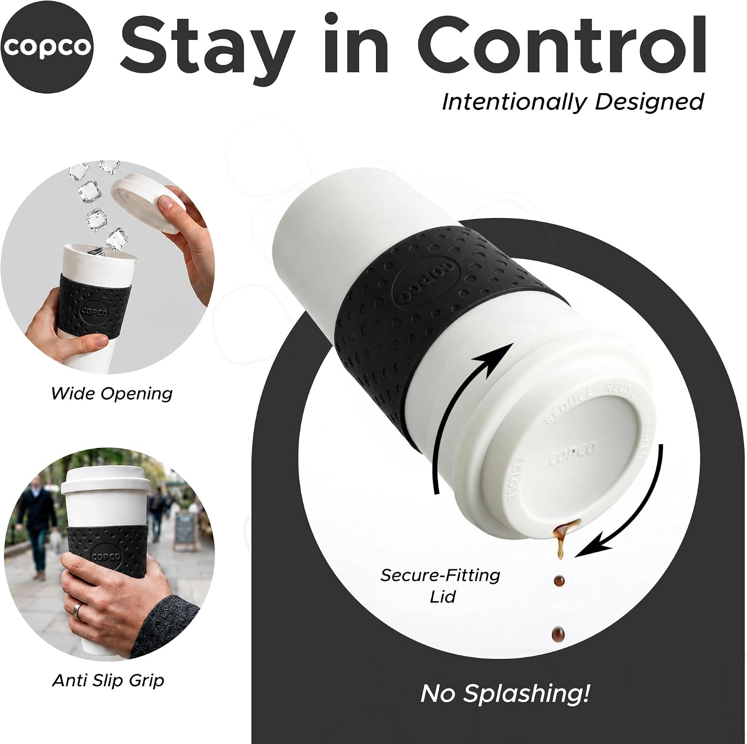 Copco Acadia Travel Mug - Black, 16 Oz image 5