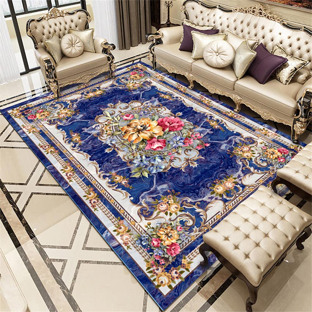 Tapis de sol enfant anti-froid et grand tapis de salle à manger rétro moderne 180X250