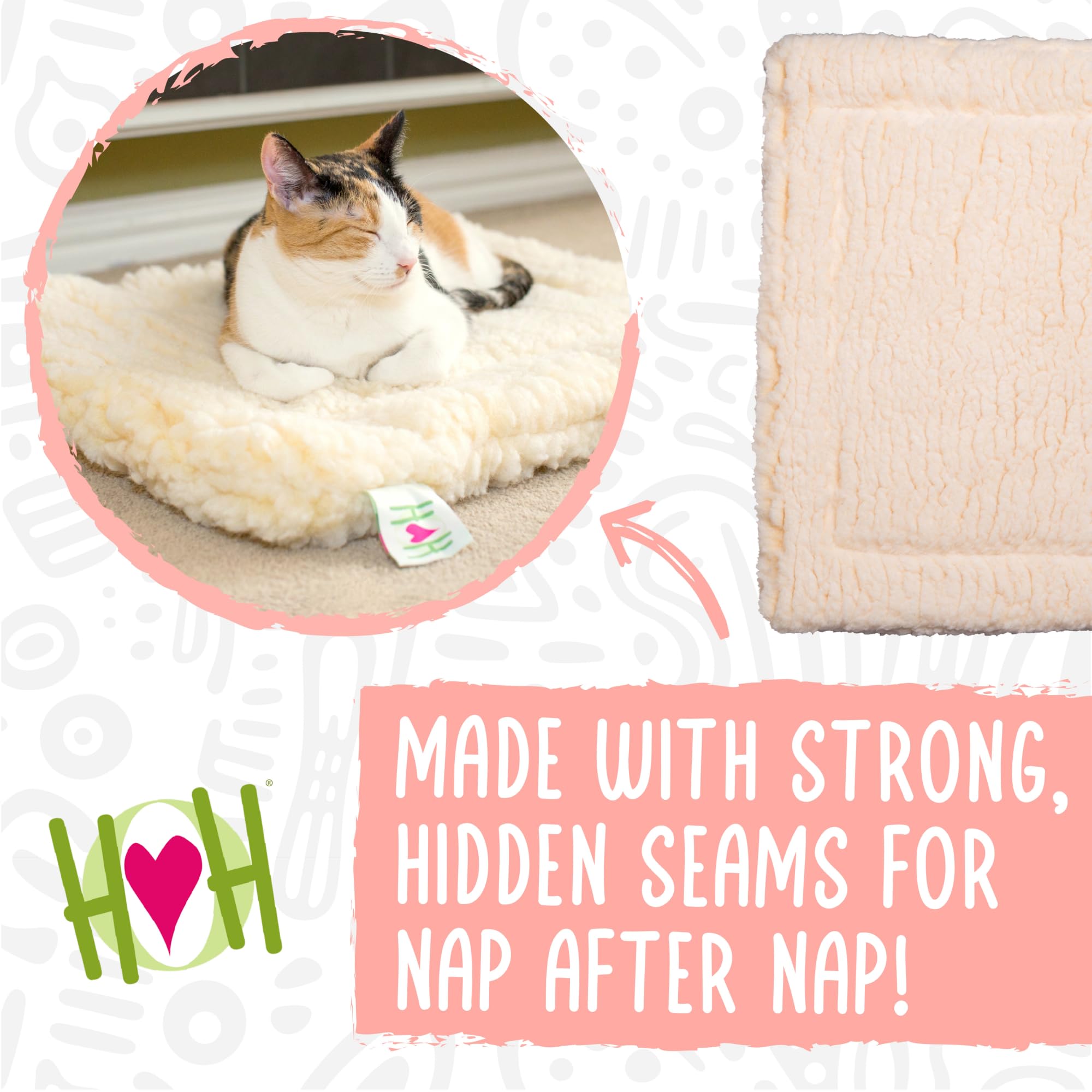 Hugglehounds - Alfombrilla de Contrabando para Perro, tamaño Mediano, Color Crema