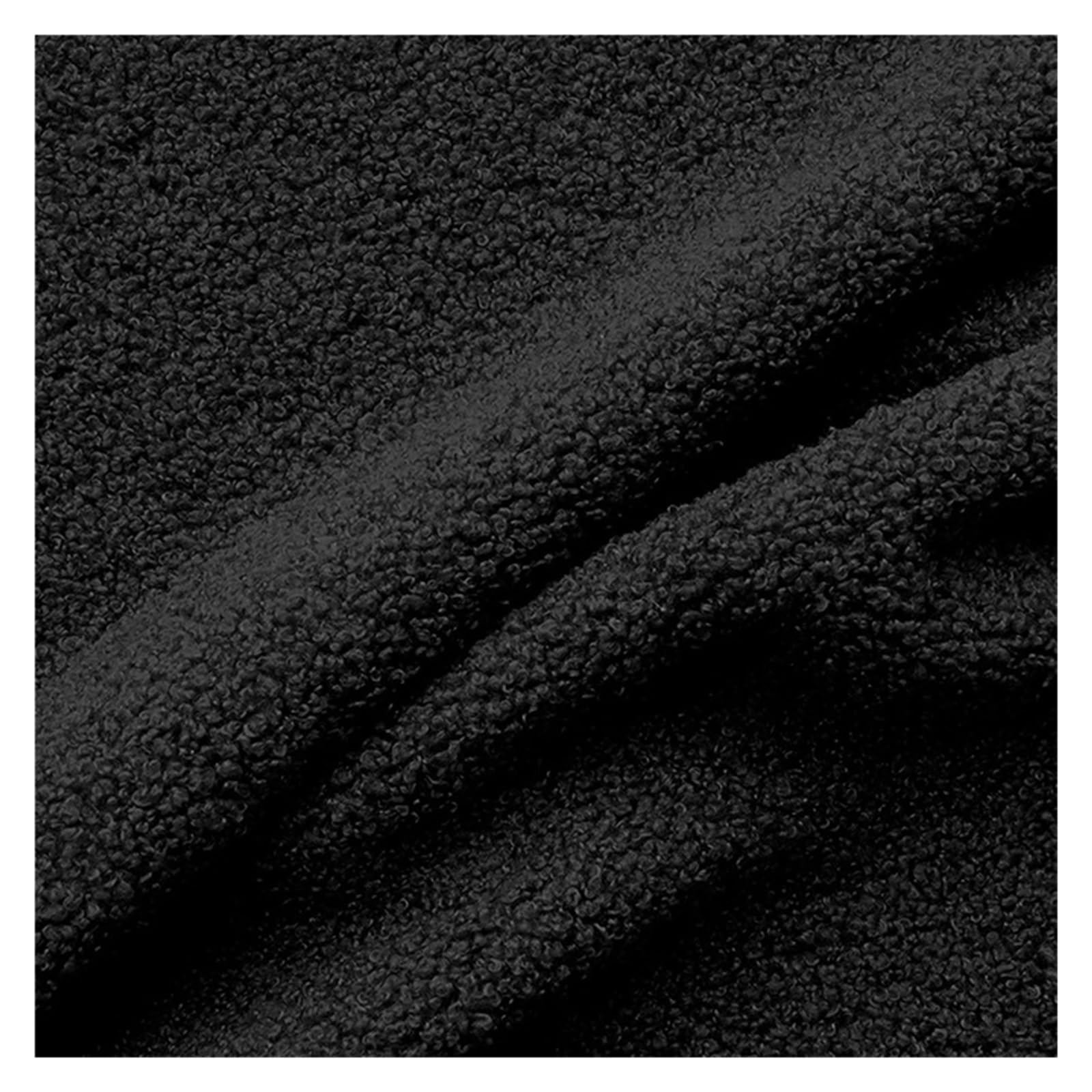 Tejido de forro polar de punto Tela de 0,5 m/1m/2m for coser prendas abrigo invierno, almohadas, sombreros, tela artesanal hecha a mano(Color 12,160x100cm)