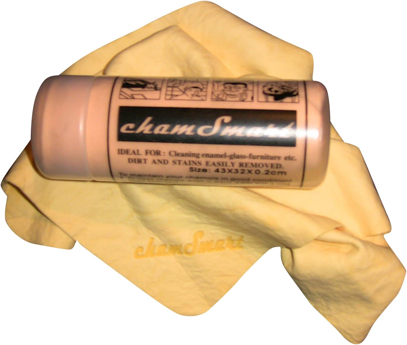 Car Wash Towel โ Supreme Quick Dry Chamois Cleaning Cloth โ Premium Quality โ Way Better Than Microfiber โ SAFE Scratch-Free And Lint-Free Water Absorbent โ Awesome Value โ Protect Your $50K Investment - Absolute Satisfaction Guarantee! (yellow)