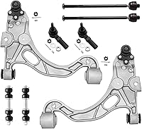 Vista 617 de Detroit Axle - Kit de suspensión frontal de 8 piezas para Dodge Journey 2009-2015, 2 brazos de control inferiores, 2 rótulas, 2 varillas