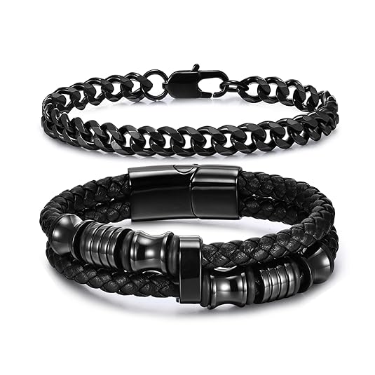 アクセサリー Dressedundressed black chain bracelet 51zPF1XF2YL._AC_UY1100_.jpg