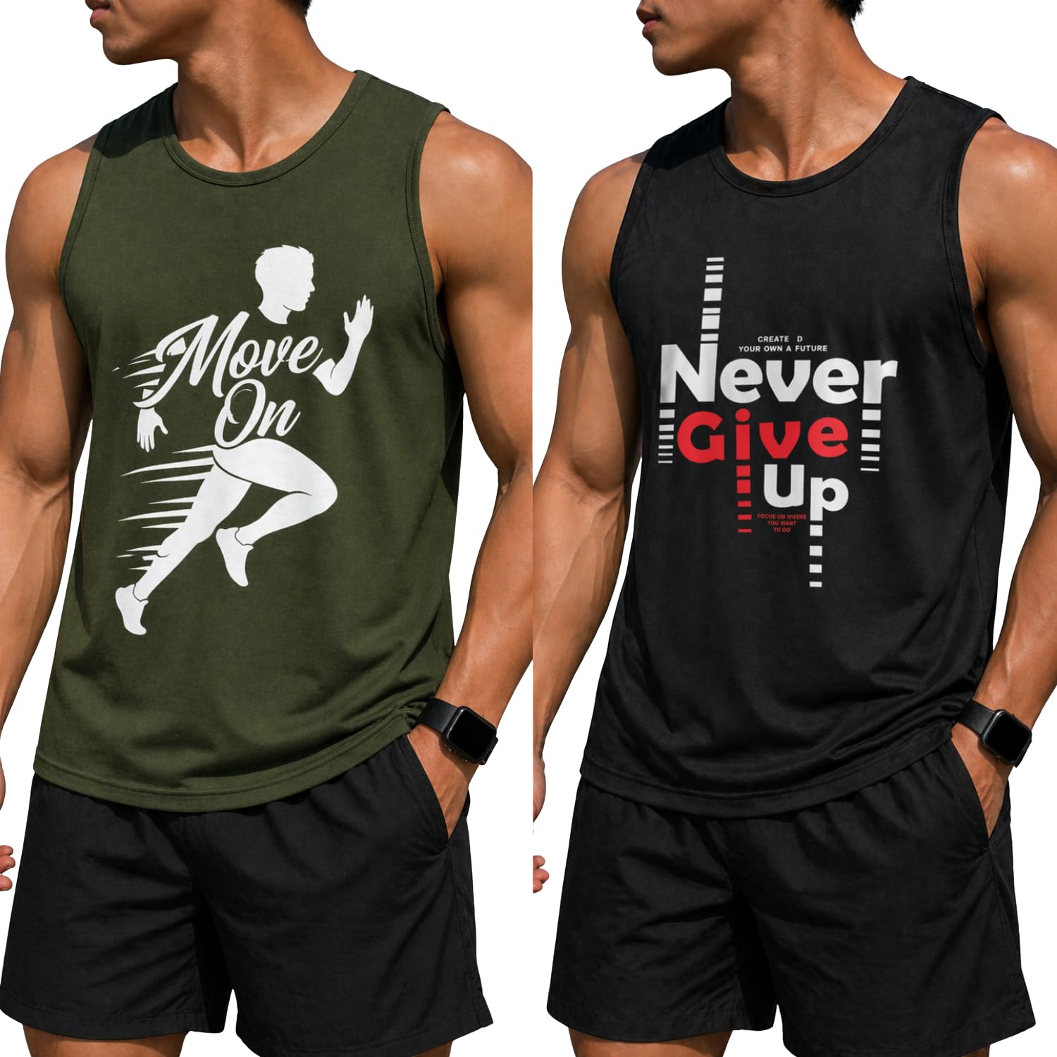 s.l. madhok Men’s Gym Vest Combo | Regular Fit Cotton Sleeveless Sando for Men's (Pack of 2)-picture-16